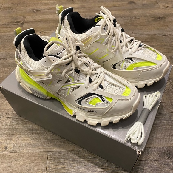 Balenciaga Track Sneaker in “White Flou Yellow” - Picture 5 of 8